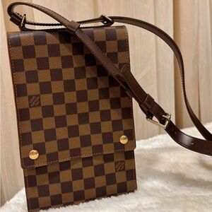Authentic Louis Vuitton Portobello Damier Ebene Bag✨